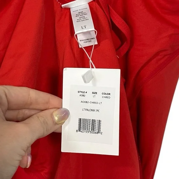 Women’s Andie Swim • Paloma • Large Tall • Chred • New with Tags - Picture 7 of 9